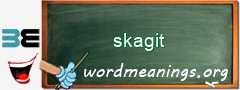 WordMeaning blackboard for skagit